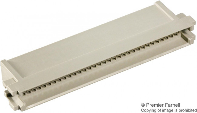 166467-1, Conn Housing PIN 96 POS 2.54mm Crimp ST Cable Mount Package