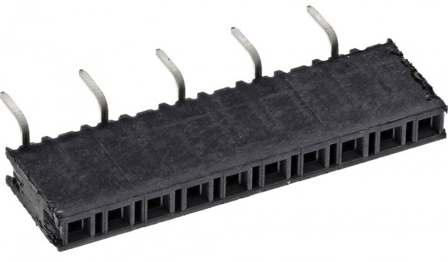 BCS-110-L-S-PE, Headers & Wire Housings Pass-Through Socket Strip, 0.100" pitch BCS-110-L-S-PE, Headers & Wire Housings Pass-Through Socket Strip, 0.100" pitch