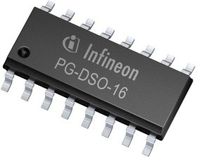 1EDS5663HXUMA1, MOSFET Driver, High Side, 3V to 3.5V Supply, 8A Out, 37ns Delay, SOIC-16