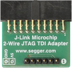 8.06.23, Sockets &amp; Adapters J-Link Microchip 2-Wire JTAG TDI Adapter