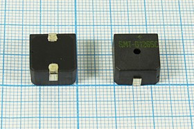 Излучатель звука магнитоэлектрический без генератора, SMD 12x12мм, 12В/140 Ом, SMD зм 12x12x7\12\140