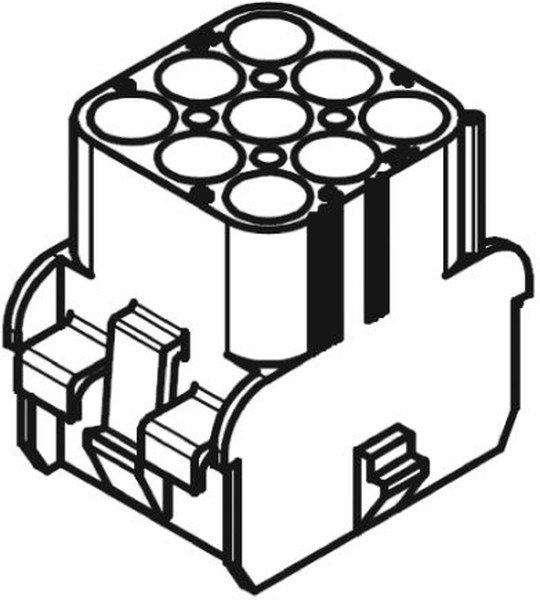 50-84-2090, Pin &amp; Socket Connectors RECP 9P 11.0 AMPERES