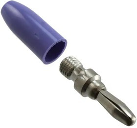 108-0312-001, Test Plugs &amp; Test Jacks BANANA PLUG VIOLET