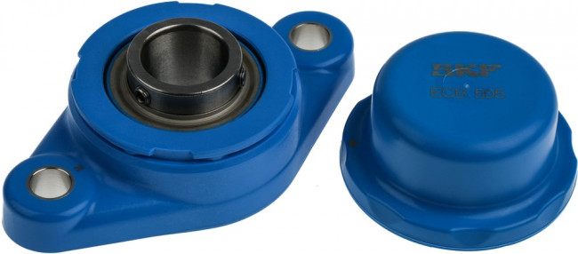 2 Hole Flange Bearing Unit, F2BC 25M-CPSS-DFH, 25mm ID