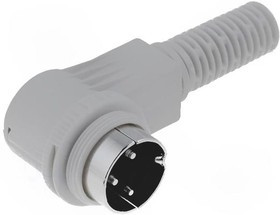 MAWI3100, Вилка, DIN, "папа", PIN: 3, Конф: 180°, угловой 90°, на провод, пайка MAWI3100, Вилка, DIN, "папа", PIN: 3, Конф: 180°, угловой 90°, на провод, пайка