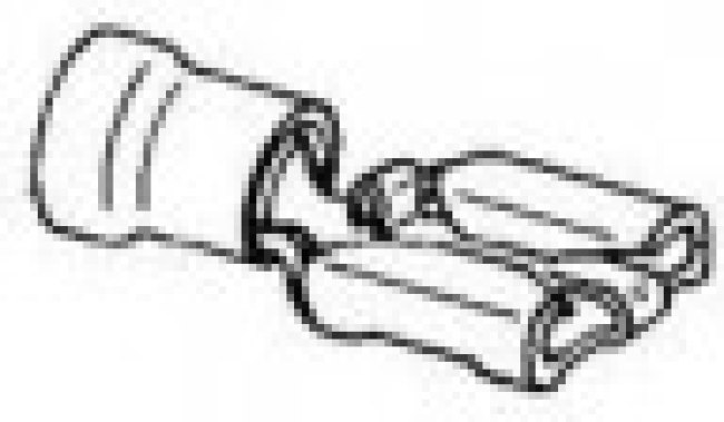 165536-1, Terminals 1P 15-13 AWG BRASS Insulated