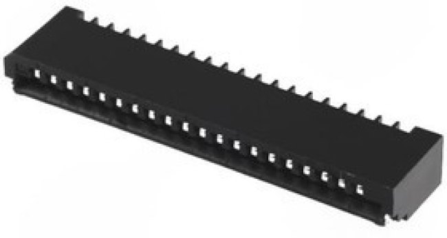 20FMN-SMT-A-TF, Разъем: FFC (FPC), горизонтальный, PIN: 20, NON-ZIF, SMT, 0,5А, 1мм