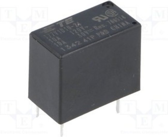 T77V1D10-24, General Purpose Relays SPST-NO 10A 24VDC