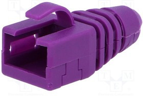 MHRJ45SRB-RET-P, Корпус вилки RJ45, Цвет: багровый