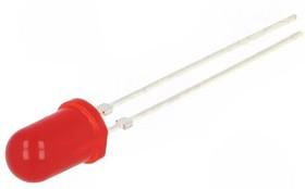 TLHR5401, Standard LEDs - Through Hole Red Tinted Diffused 4.0-7.0mcd@10mA