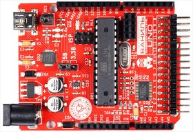 Ваниль, Arduino Uno, программируемы контроллер на базе ATmega328P-PU, +16 цифровых входов-выходов