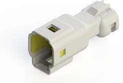 560-002-000-110, Pin &amp; Socket Connectors W TO W MALE 2P PLUG WHITE FOR 1.00-1.30