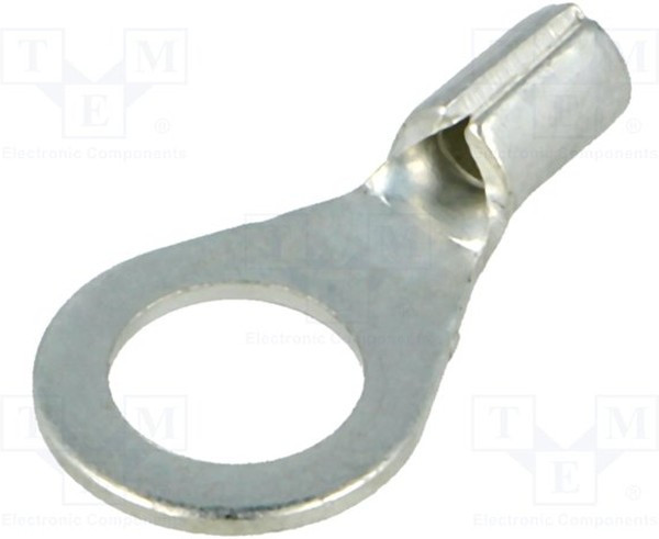 BM 01131, Наконечник: кольцевой, M6, 0,25-1,5мм2, обжим, на провод, луженые