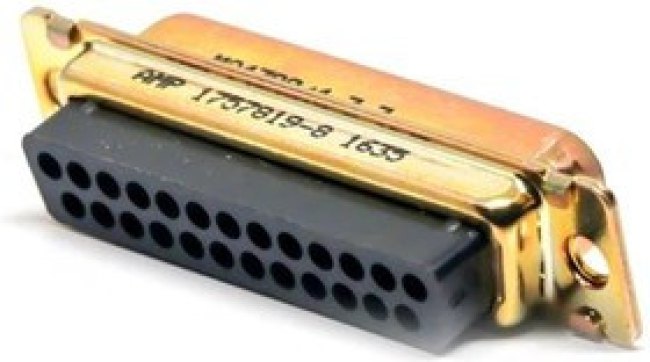 M24308/4-3Z, D-Sub MIL Spec Connectors 25 POS PLUG, CRIMP STD DENSITY