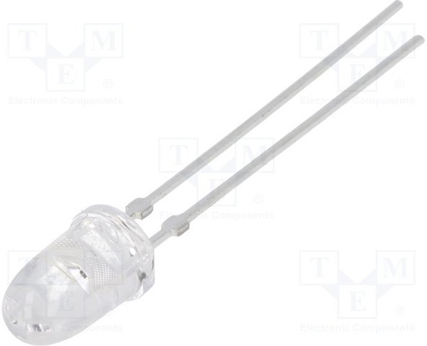 TLHE5800, Standard LEDs - Through Hole Yellow Clr Non-Diff TLHE5800, Standard LEDs - Through Hole Yellow Clr Non-Diff