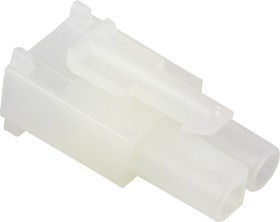 19-09-1029, STANDARD .093" Female Connector Housing, 6.7mm Pitch, 2 Way, 1 Row