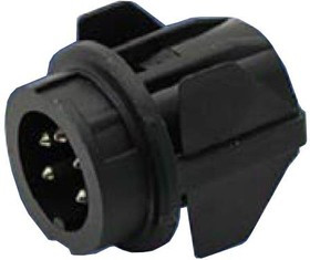 T3276-500, Circular DIN Connectors MALE RECEPTACLE 3 WAY