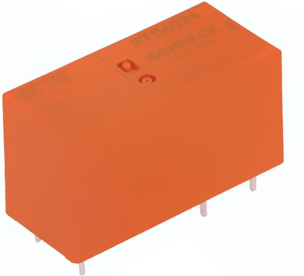 RT114024, Реле электромагнитное, SPDT, Uобмотки 24ВDC, 12A/250ВAC, 1,44кОм