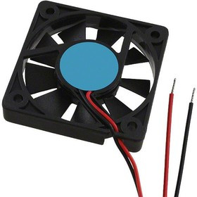 OD5210-12MB, DC Fans DC Fan, 52x52x10mm, 12VDC, 10CFM, 0.12A, 32dBA, 5000RPM, Dual Ball, Lead Wires
