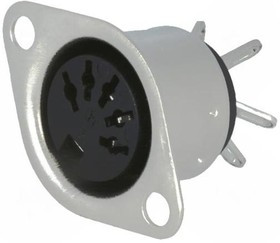 MAB5S, Гнездо, DIN, "мама", PIN: 5, Конф: 180°, пайка MAB5S, Гнездо, DIN, "мама", PIN: 5, Конф: 180°, пайка