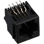 RJ45GP-AMP, Гнездо, RJ45, PIN: 8, со стопором панели, Конф: 8p8c, THT, прямой