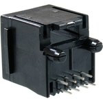 RJ45GP-AMP, Гнездо, RJ45, PIN: 8, со стопором панели, Конф: 8p8c, THT, прямой