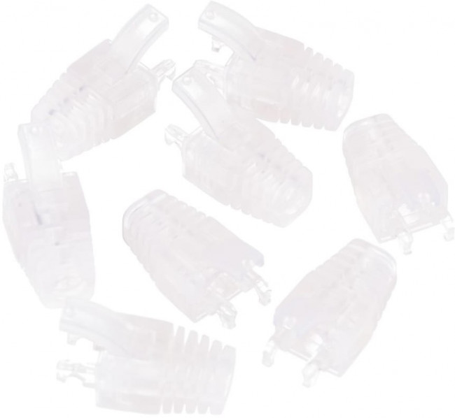 Защитный колпачок для коннекторов RJ45 прозрачный, уп-ка 100шт. NMC-RJBOOT55B-TR-100 Защитный колпачок для коннекторов RJ45 прозрачный, уп-ка 100шт. NMC-RJBOOT55B-TR-100