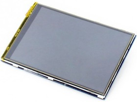 3.5inch RPi LCD (B), IPS дисплей 320×480px с резистивной сенсорной панелью для Raspberry Pi