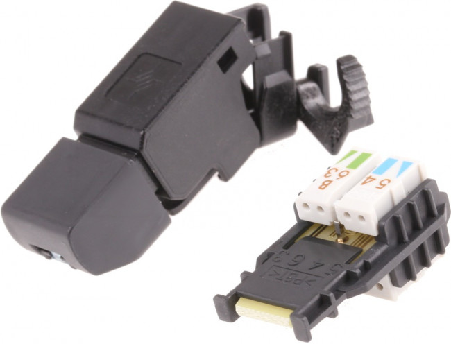 J00026A3001, Вилка, RJ45, PIN: 8, Кат: 6a, не экранированный, позолота, 5,5-8,5мм J00026A3001, Вилка, RJ45, PIN: 8, Кат: 6a, не экранированный, позолота, 5,5-8,5мм
