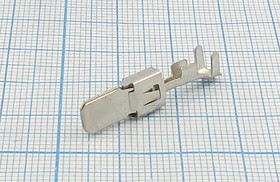 Наконечник ножевой, луженый; №14049 клемма штек 6,3x0,8\\2-2,5S\лат луж\\\[DJ6116-6,3]\