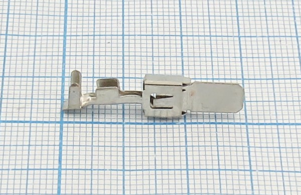 Наконечник ножевой, луженый; №14049 клемма штек 6,3x0,8\\2-2,5S\лат луж\\\[DJ6116-6,3]\