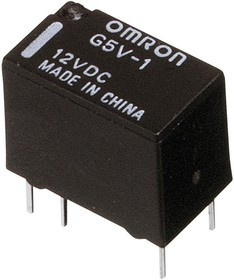 G5V1 12DC, Реле 1 переключ. 12VDC, 0,5A/125VAC SPDT
