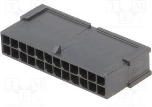 MX-43020-2401, Вилка, провод-провод, "папа", Micro-Fit 3.0, 3мм, PIN: 24, 5А MX-43020-2401, Вилка, провод-провод, "папа", Micro-Fit 3.0, 3мм, PIN: 24, 5А