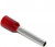 Наконечник штыревой втулочный изолированный KTE 1.5-12 1,5мм2/L=12мм/Красный (упак=500 шт.)