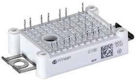 DF100R07W1H5FPB54BPSA2, БТИЗ массив и модульный транзистор, Dual [Half Bridge], 50 А, 1.35 В, 150 °C