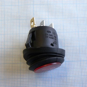 DS WR-3107 3P влагозащ. кр., 2 полож. 2+1конт(4.8) 250V/6A AC влагозащита
