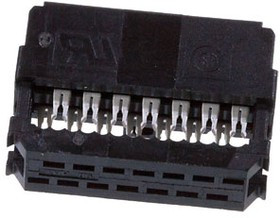 1658622-2, Conn IDC Connector RCP 14 POS 2.54mm Solder RA Cable Mount Tube