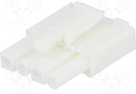 DS1069-02-4MW6C, Вилка, провод-провод, "мама", 4,5мм, PIN 4, Конфиг.выводов 1x4