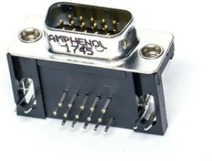 L717HDE15PD1CH3R, D-Sub High Density Connectors 15P Sz E Hi Density Pin Rear Insert M3