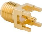 132134-11, RF Connectors / Coaxial Connectors SMA PCB JACK EXT LEGS