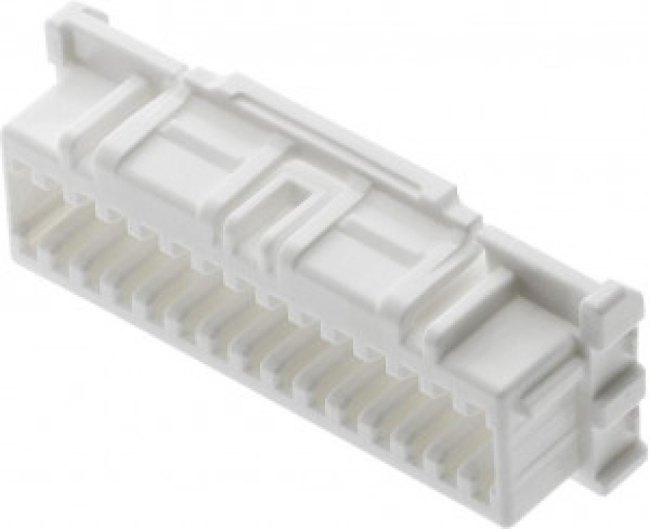 201196-2300, Headers &amp; Wire Housings Spot-On 2.0 DR RECEP HSG 30CKT SMT NATL