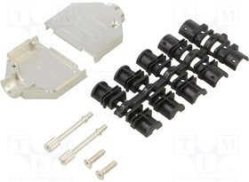 DTZK15-K-M2.5, Корпус для разъемов D-Sub, D-Sub 15pin, D-Sub HD 26pin, прямой