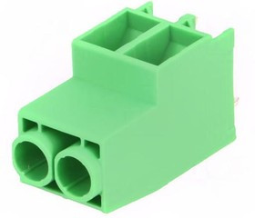 MKDS 5N HV/ 2-ZB-6,35, Зажимная рейка для печатных плат, угловой 90°, 6,35мм, на PCB MKDS 5N HV/ 2-ZB-6,35, Зажимная рейка для печатных плат, угловой 90°, 6,35мм, на PCB