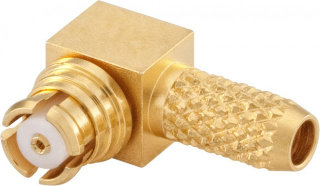 19K202-301L5, RF Connectors / Coaxial Connectors RIGHT ANGLE JACK