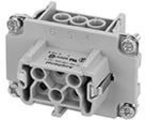 C146 10B006 400 1, Heavy Duty Power Connectors Female insert 6 pole C146 10B006 400 1, Heavy Duty Power Connectors Female insert 6 pole