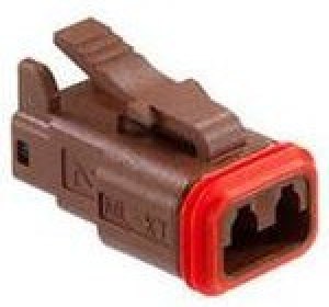 0934451207, Conn Housing PL 2 POS Crimp ST Cable Mount Brown Bag 0934451207, Conn Housing PL 2 POS Crimp ST Cable Mount Brown Bag