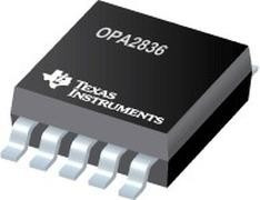 OPA2836IRUNT, High Speed Operational Amplifiers Dual,Very Low Pwr RRO,Neg Rail in,VFB