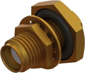 2942-6045, RF Connectors / Coaxial Connectors SMA F Bulkhead Conn for .141 Cable