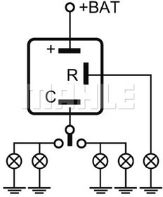 MFL 13, Реле указателей поворота и аварийной сигнализации