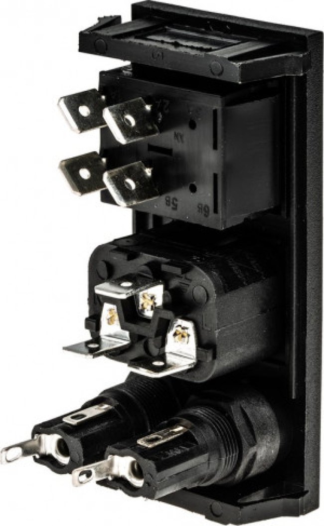 BZV03/Z0000/06, C14 Snap-In IEC Connector Male, 10A, 250 V, Fuse Size 5 x 20mm BZV03/Z0000/06, C14 Snap-In IEC Connector Male, 10A, 250 V, Fuse Size 5 x 20mm